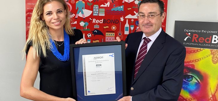 RedBOND se convierte en el primer fabricante europeo de paneles composite de aluminio con el certificado Residuo Cero
