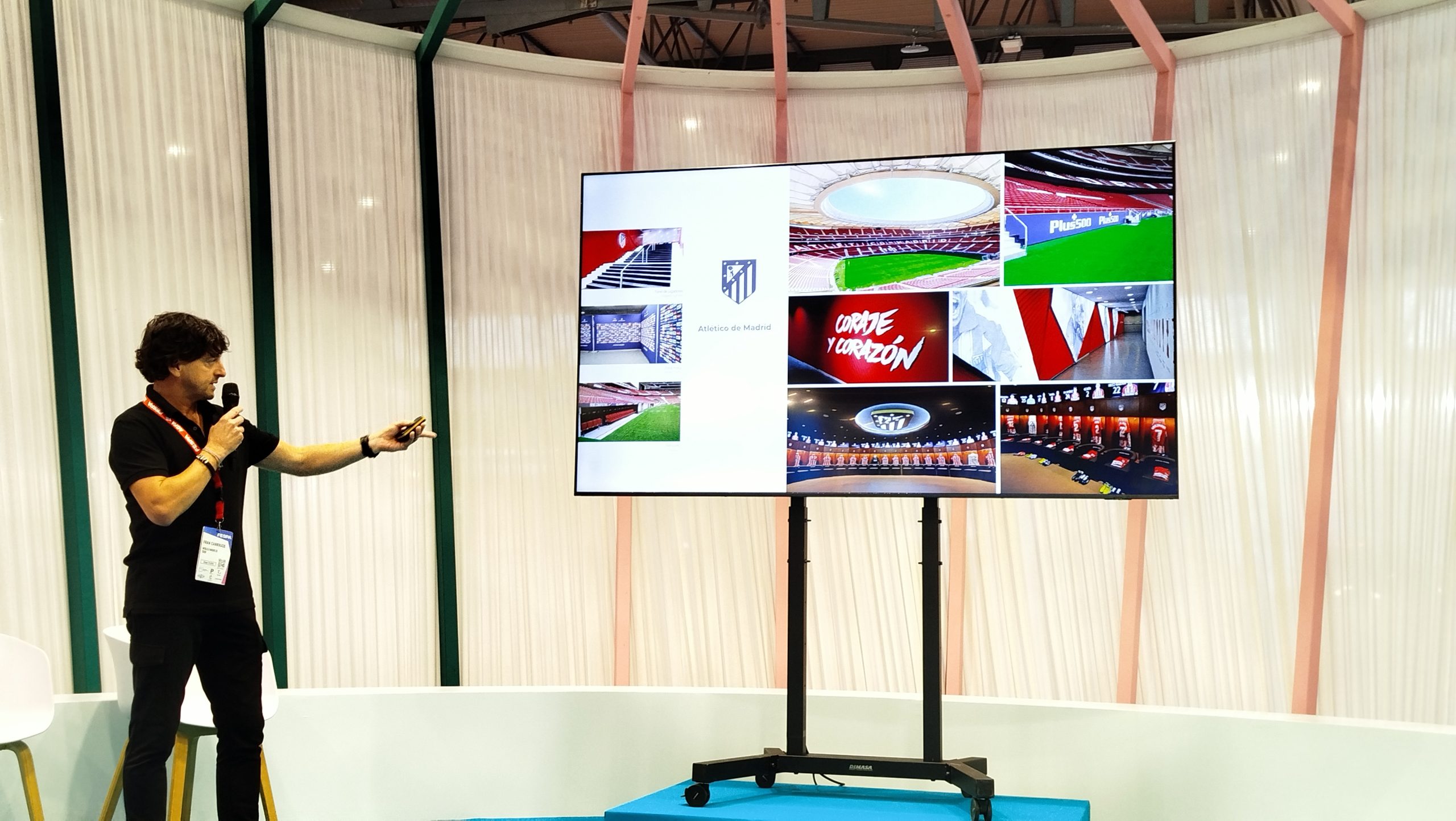 El fútbol como espectáculo visual: Fran Carrasco (Molcaworld) en la FESPA Global Print Expo